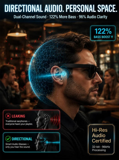 PulseAI Smart Audio Shades 🕶️🎧