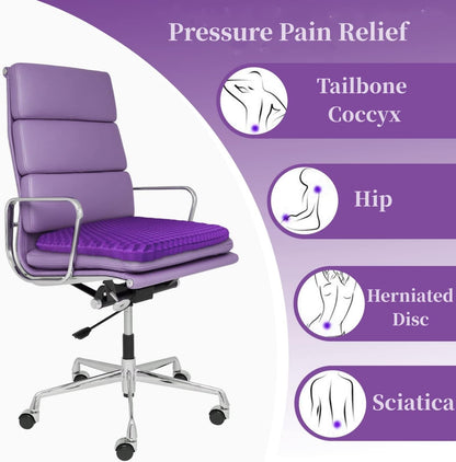 ✨LAST DAY 49% OFF❤Ergonomic Silicone Seat Cushion – Relief You Can Feel