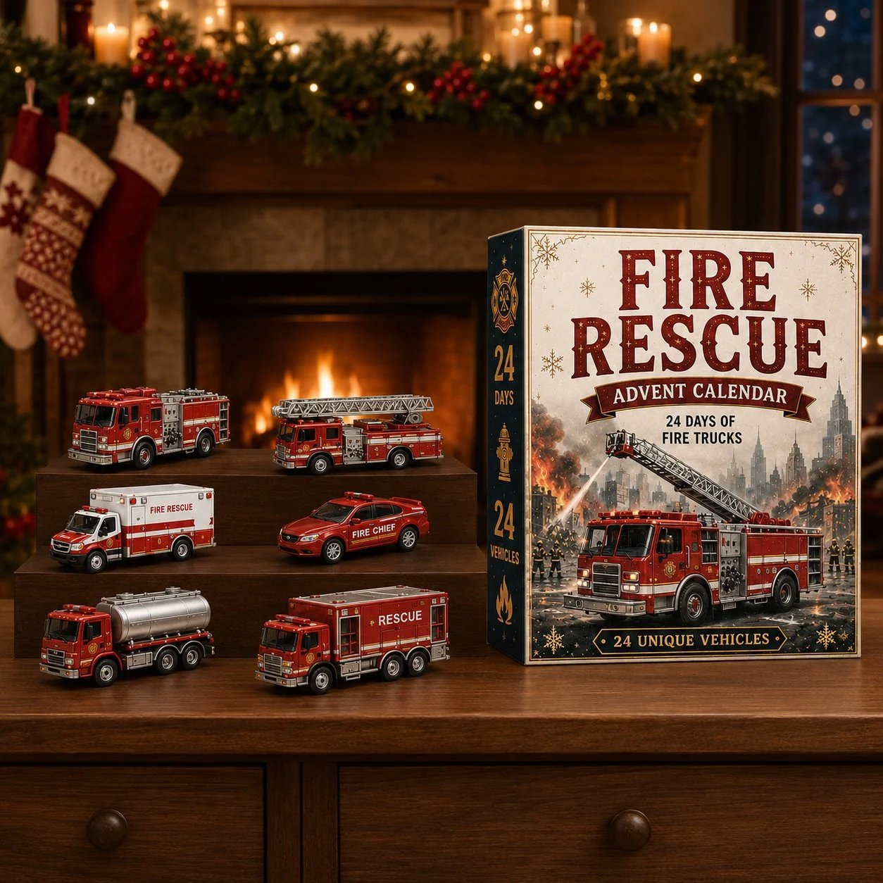 🚒Fire Rescue 24-Day Advent Calendar