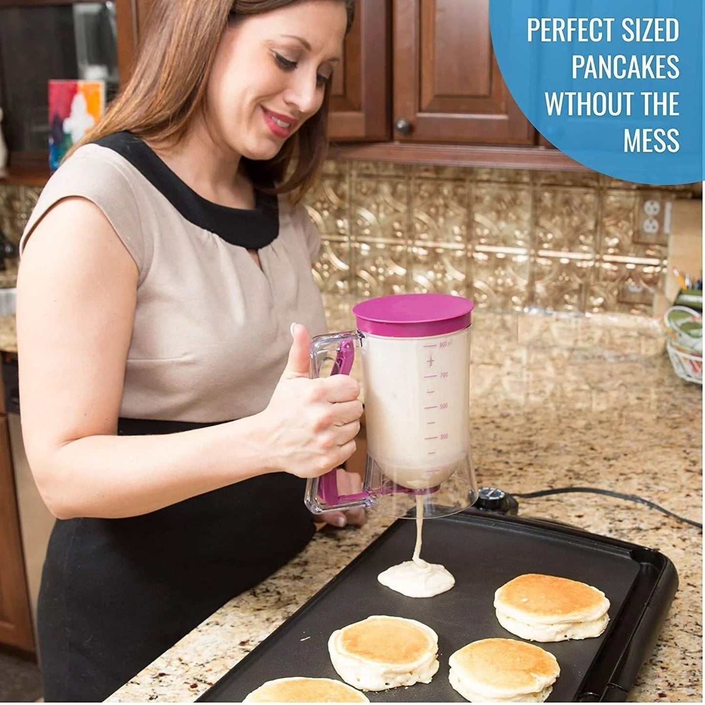 🎉🧁Electric Batter Cupcake Pancake Cake Separator Dispenser Tool