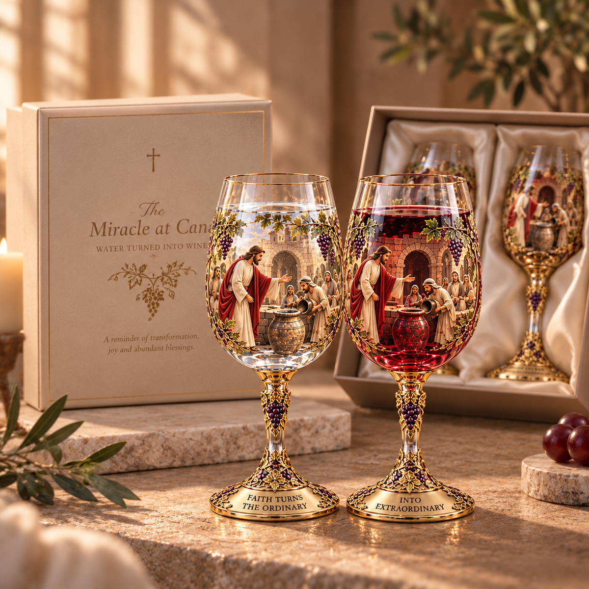 Two Glasses. One Miracle. A Story Worth Keeping.✝️
