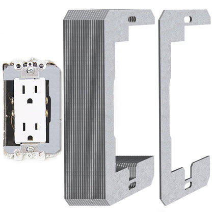 Wall Plate Spacers for Outlets-Metal Flush Fit Device Leveling Plates,
