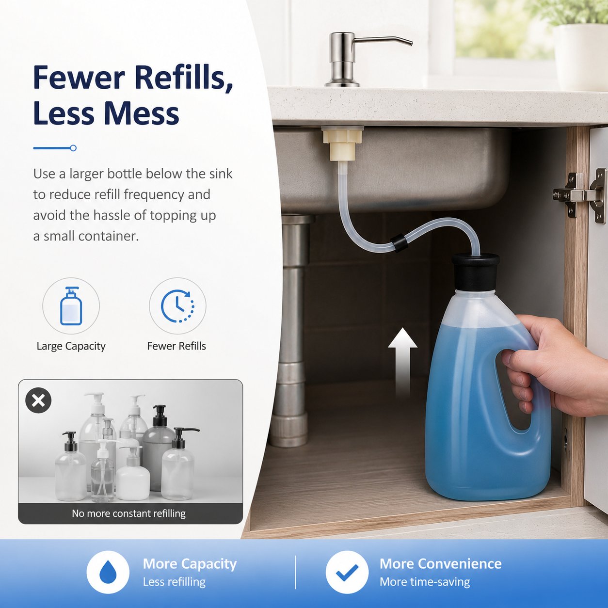 🔥Last Day 50% OFF - Kitchen Sink Soap Dispensers✨