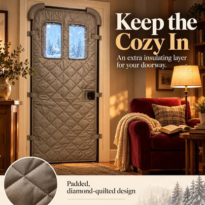 🏠❄️ CozySeal™ – Magnetic Thermal Door Curtain | Keep the Cold Out & Warmth In! 🧲🔥