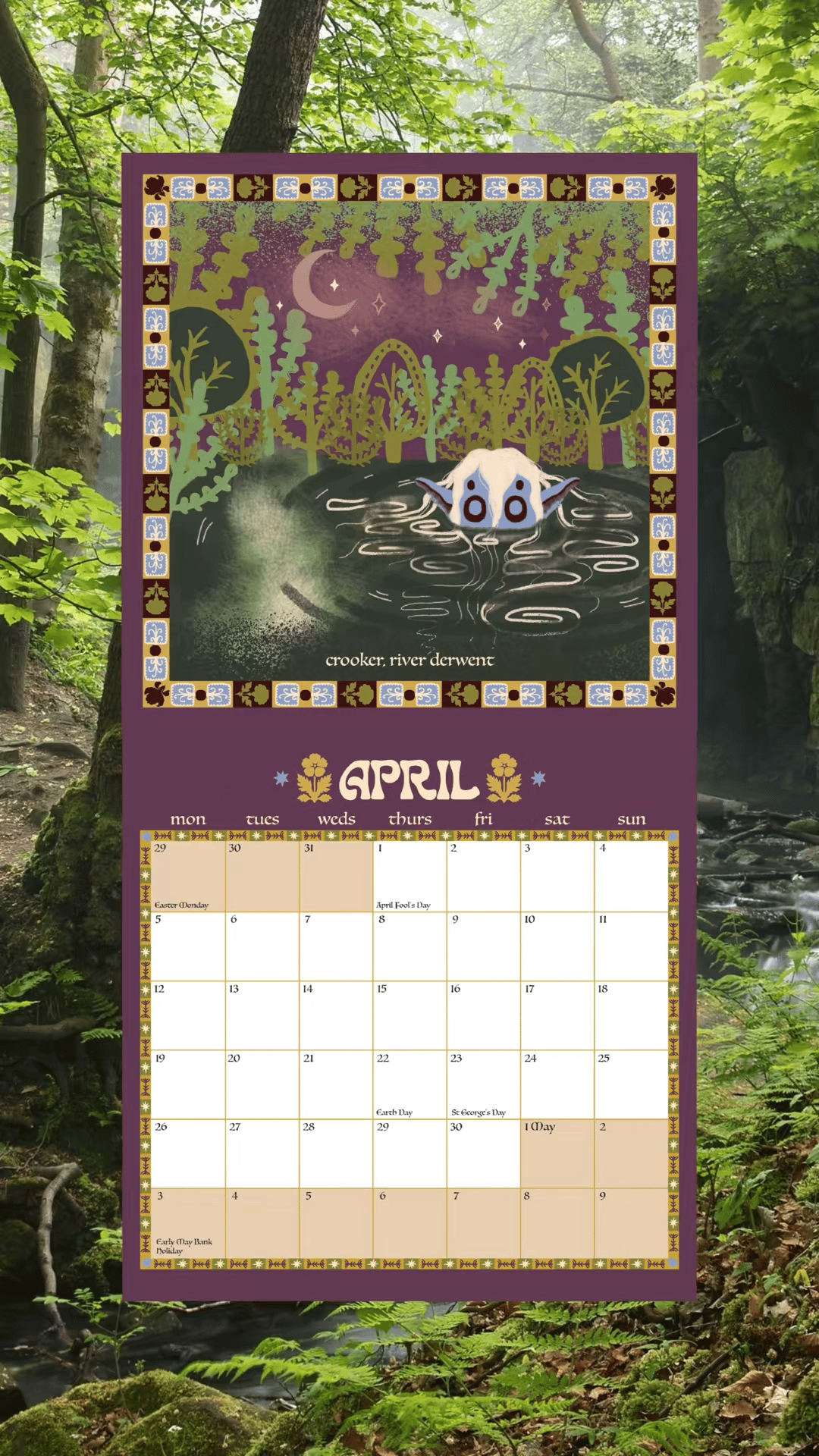 FOLKTALES WITHIN THE PEAK DISTRICT CALENDAR 2027