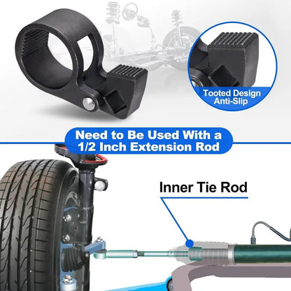 💥Flash Sale 40% OFF🔥 | 27–42mm Inner Tie Rod Wrench Heavy-Duty Cr-Mo Steel Tool