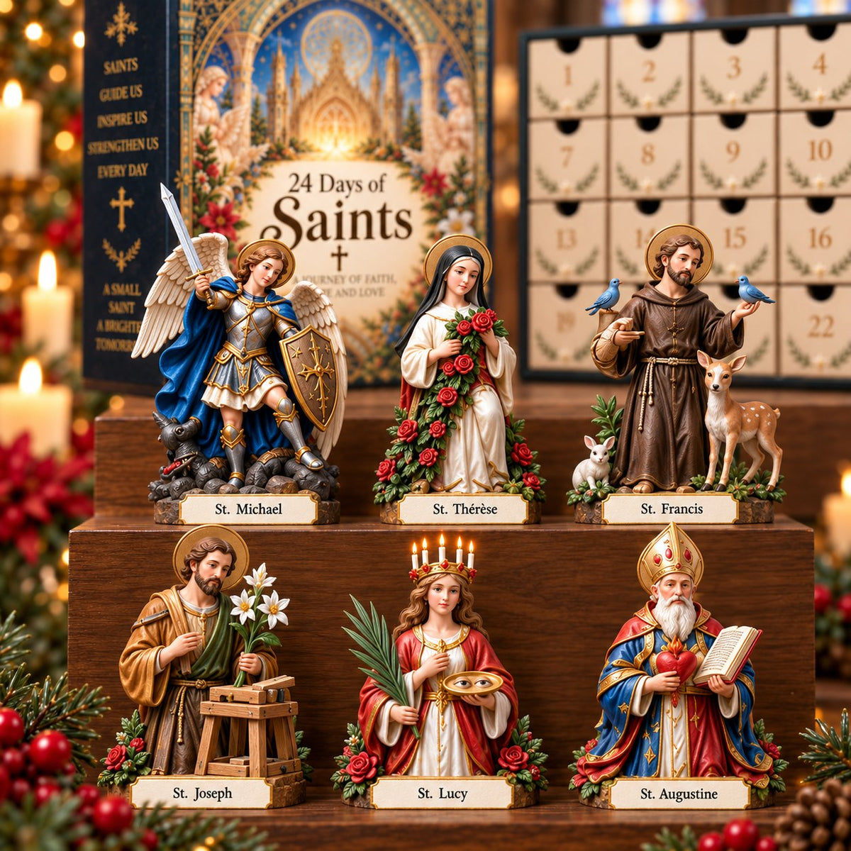 👑 24 Days of Saints Advent Calendar