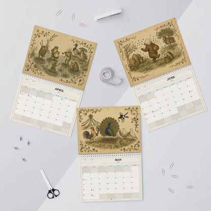 📜 2027 Medieval Animal Mischief in the Margins Wall Calendar