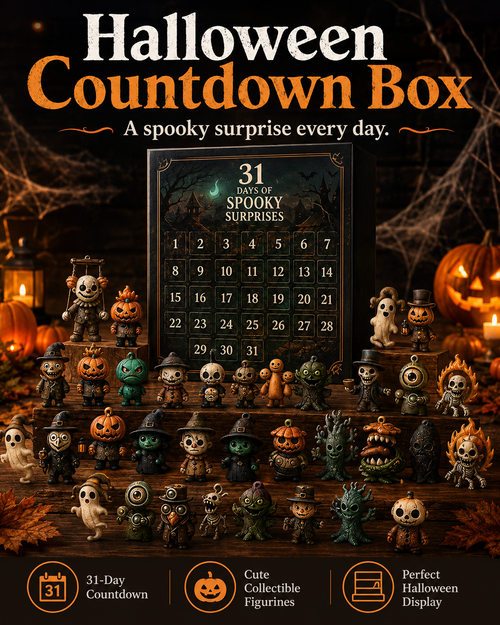31-Day Halloween Advent Calendar with Mini Figurines