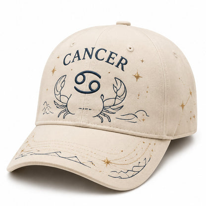 ♈♉12 Zodiac Signs Embroidered Cap Collection – Celestial Hats Made for Every Personality 🧢100% Cotton - Buy 2 Free Shipping🔥