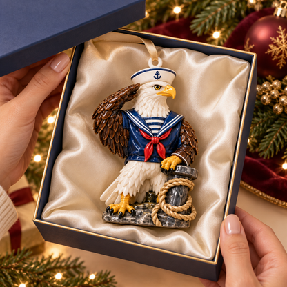 2026 Patriotic Bald Eagle Christmas Ornaments