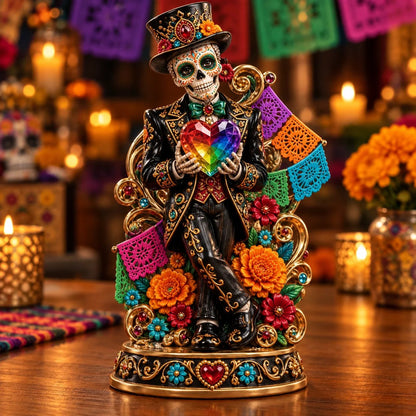 Day of the Dead Catrina Figurines – 3 Colorful Character Styles