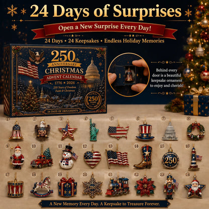 🎄🇺🇸 250th Anniversary Christmas Advent Calendar - ✈Buy 2 Free Shipping