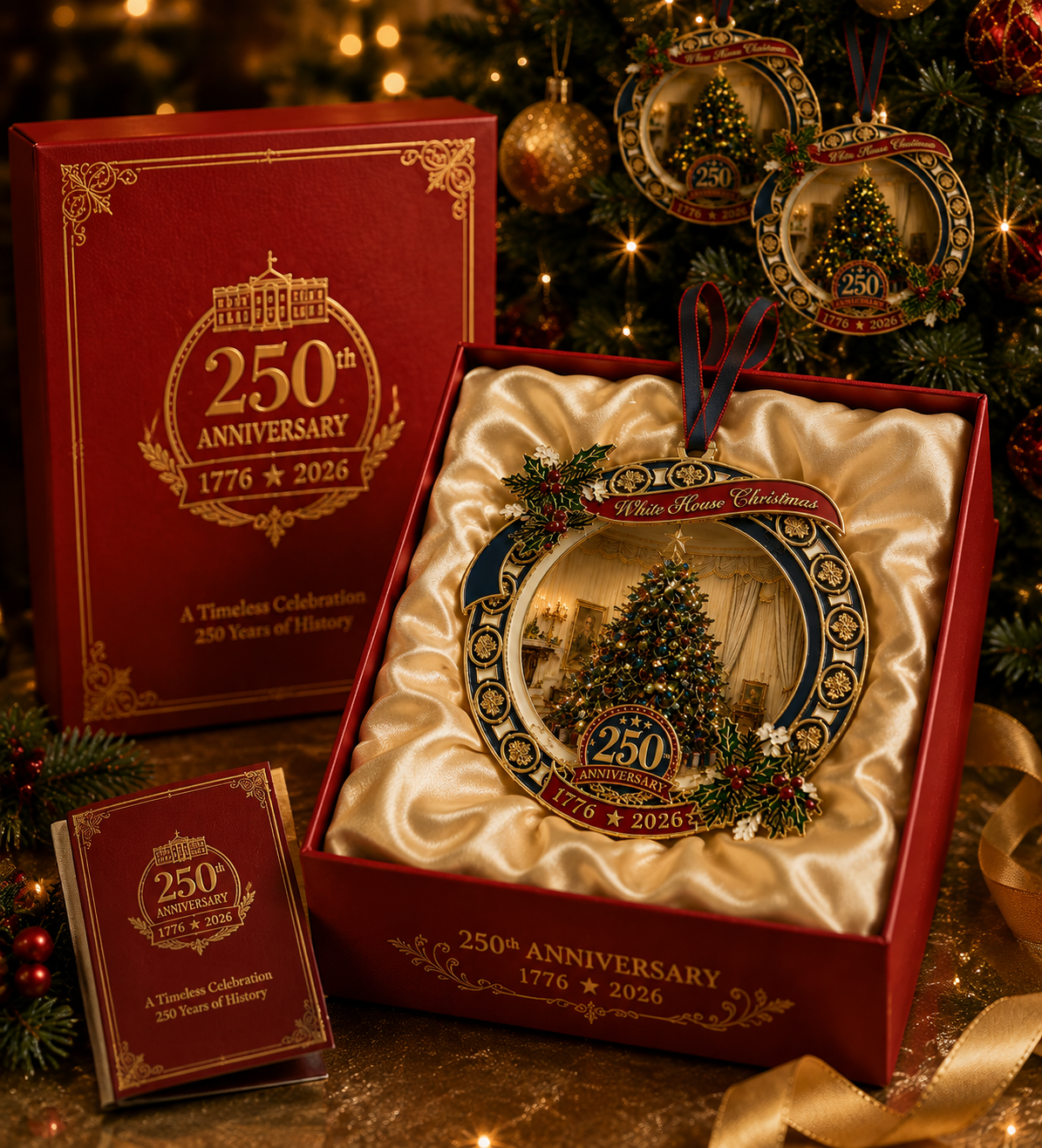 250th Anniversary White House Christmas Tree Ornament – Limited Edition Collectible
