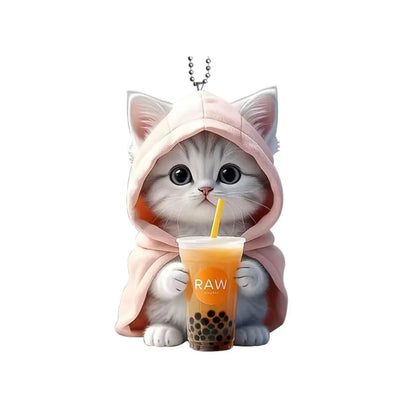 TODAY'S SPECIAL OFFER-50% OFF 🔥3D Stylish Dynamic Cute Cat Keychain