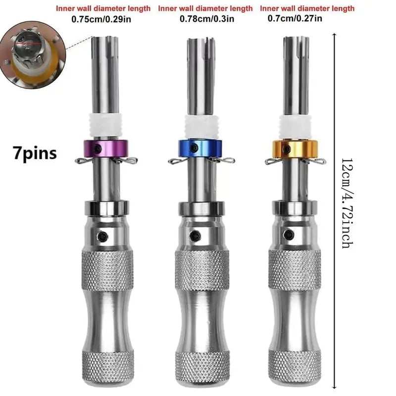 🧰 3-Piece Tubular Service Tool Set – 7.0 / 7.5 / 7.8 mm