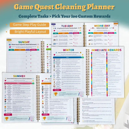 🧠2026 ADHD Cleaning Planner📕Turn Chaos into Calm, One Tiny Step at a Time