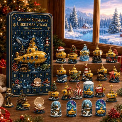 2026 Golden Submarine Christmas Advent Calendar