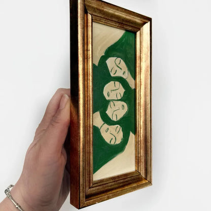 💚 Sisters Forever – Miniature Framed Art