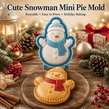 ⏳ Last Day 49% OFF – 🎄 9-Design Christmas Mini Pie Mold Collection | Reusable Embossed Molds for Shaping Detailed Santa, Snowman, Reindeer, Tree & Holiday Pies 🥧✨