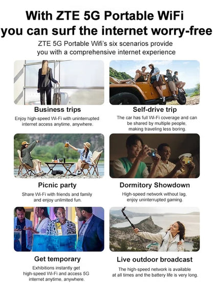 🎁This Week's Special Price $37.99-- [Power on and use] All-network portable wifi