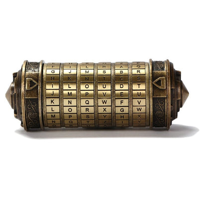 Da Vinci Code Mini Cryptex Lock With Rings Anniversary Valentine's Day Romantic Birthday Gifts