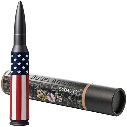🔥 50% OFF | Universal 50 Cal Bullet Antenna | 9 Adapters Included | Fits Most Vehicles