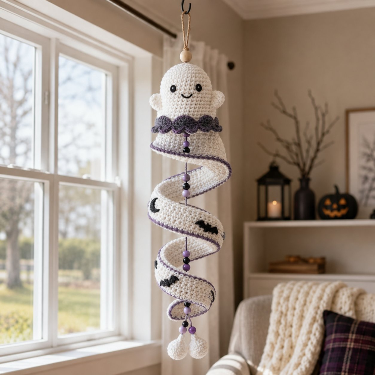 Crochet Christmas Spiral Ornament DIY Kit