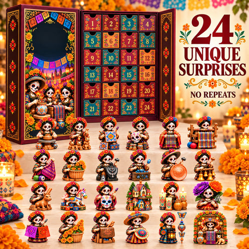Día de Muertos Collector Advent Calendar – 24 Miniature Figurines