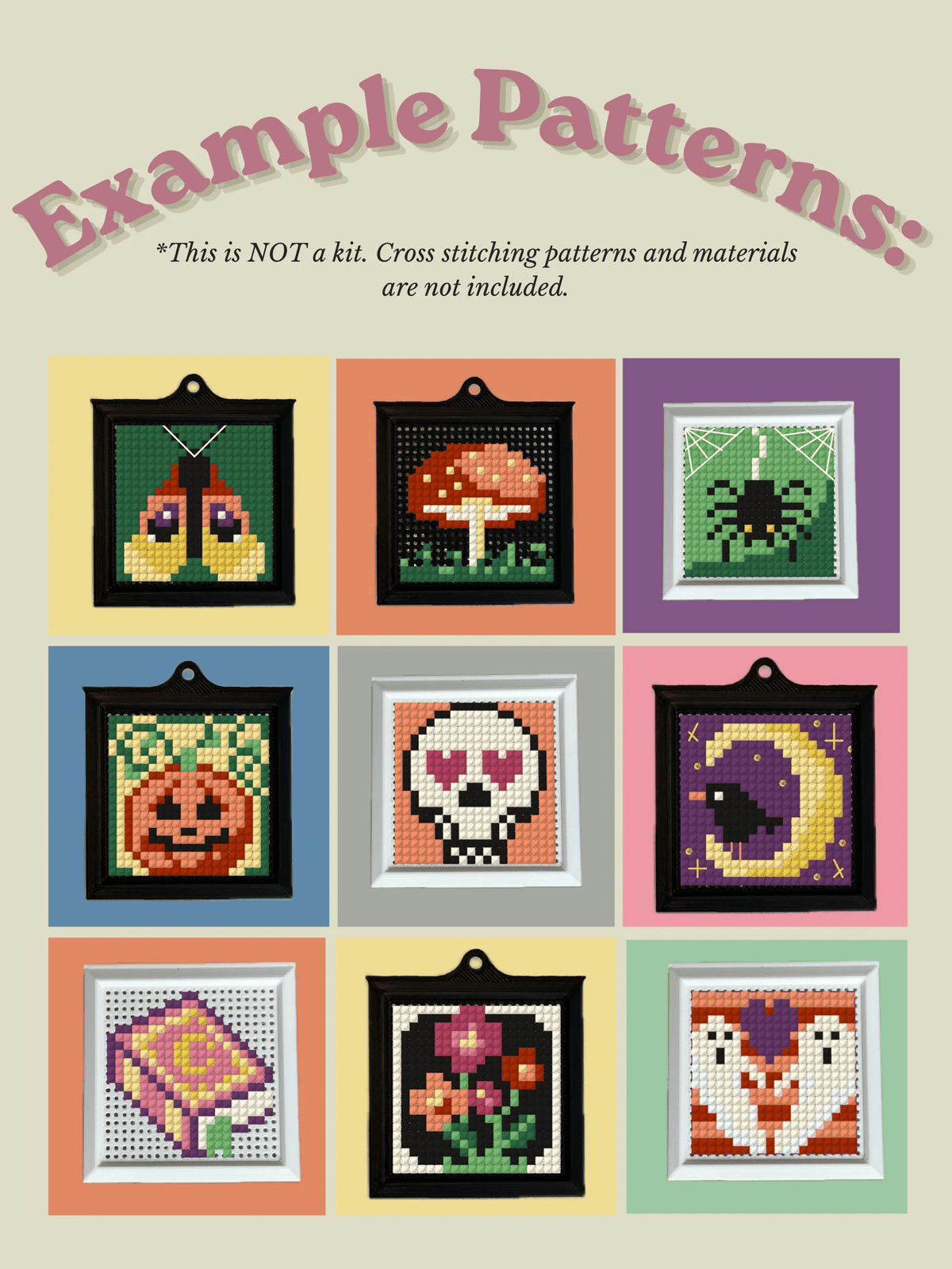 ⏳ Last Day 49% OFF – 🧵Beginner-Friendly DIY Mini Embroidery Magnet Frame Kit | 3D-Printed Stitchable Frame with Slide-On Backing & Magnet Included 💕