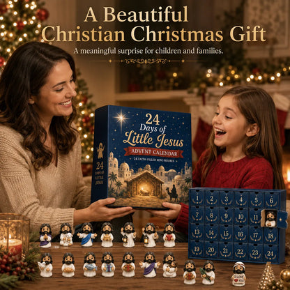 ✝️24 Days of Little Jesus Advent Calendar – 24 Unique Faith-Filled Christmas Surprises✨