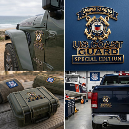 ⚓️Last Day Promo: 49% OFF 🎖️-US Coast Guard Semper Paratus Car Emblem Metal Badge - ✈️Buy 2 Free Shipping Today!