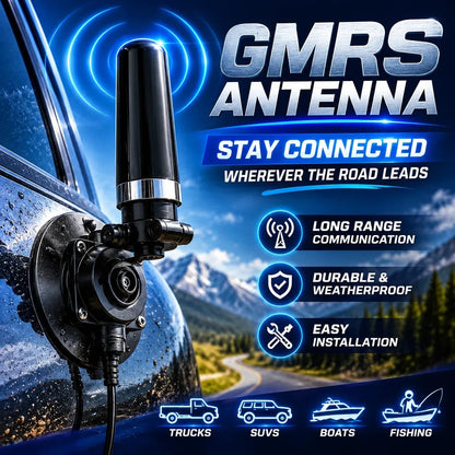 🔥HOT SALE🔥🔥Last Day 49% OFF - Universal GMRS Antenna Mount – Heavy-Duty Radio Antenna Bracket for Cars, SUVs, Trucks, Off-Road Vehicles & Boats