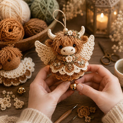 🔥Last Day 50% OFF 🪽 Animal Angel Crochet Ornament DIY Kit