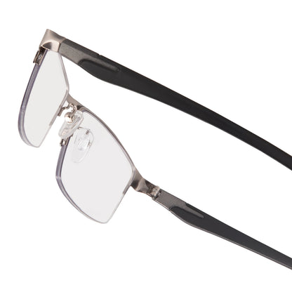 METAL ULTRA-LIGHT HALF-FRAME PHOTOCHROMIC MULTIFOCAL GLASSES