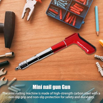 Portable Manual Nail Shooting Gun-Mini Steel Nail Gun with Ergonomic Handle