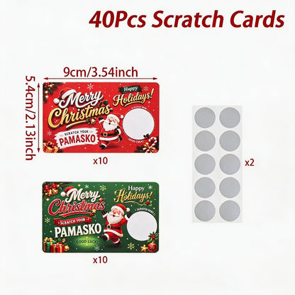 🎅 Christmas Scratch-Off Surprise Cards | Holiday Party Game