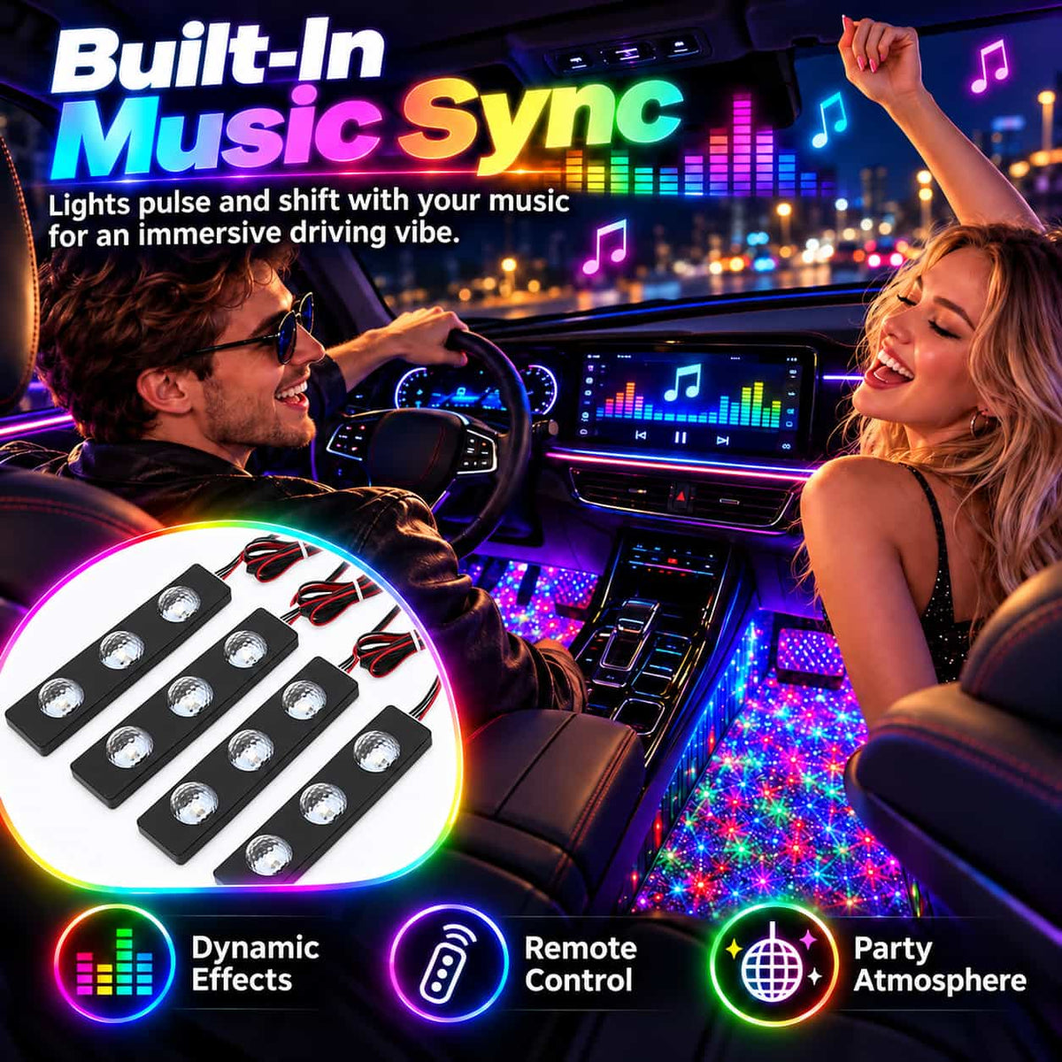 🚗Car Starry Ambient Lighting Kit