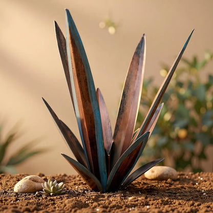 Glowing Solar Agave Garden Light