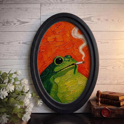 🐸 Funny Frog Wall Art