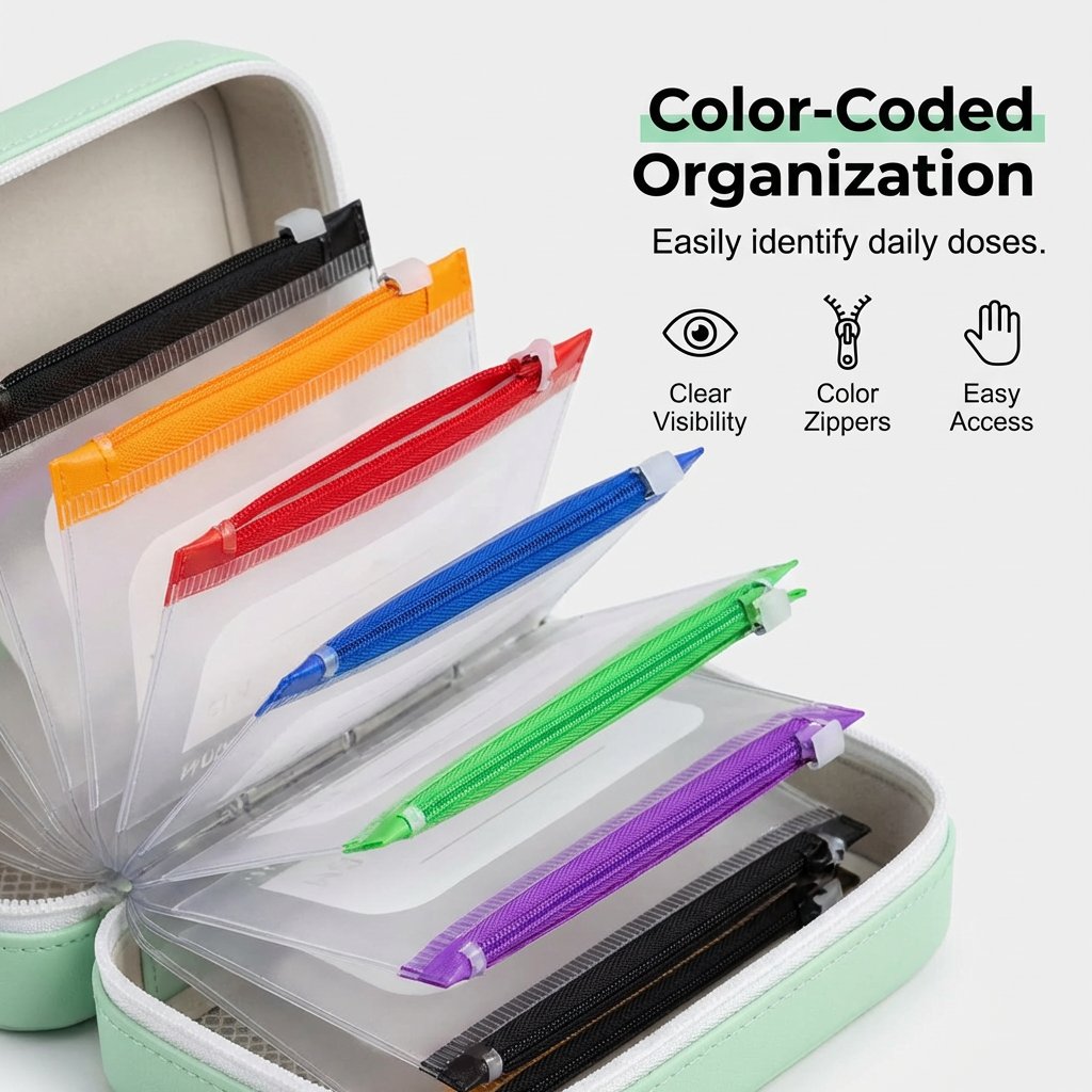 🔥2026 Hot Sale ! Crush‑Proof Waterproof Pill Pouch Set💊