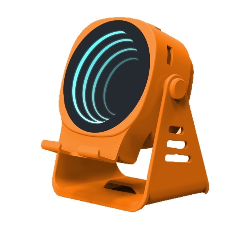 [7-in-1 Upgrade] Wireless Induction Speaker Phone Stand with Remote Control