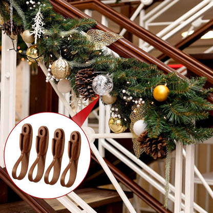 🔥HOT SALE 49% OFF - 🎅Christmas Garland Hanger Mantle Garland Hooks, No Drill (Set of 4)