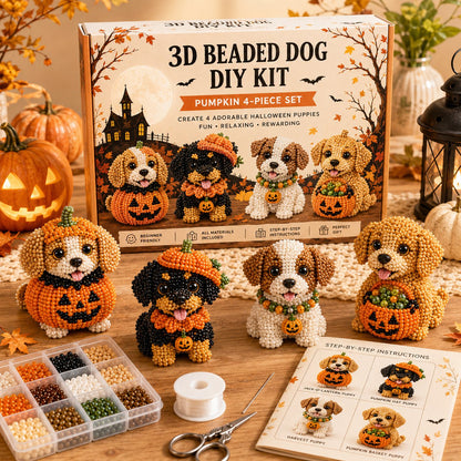 🎁🐶🎃🐶3D Halloween Dog DIY Art Set