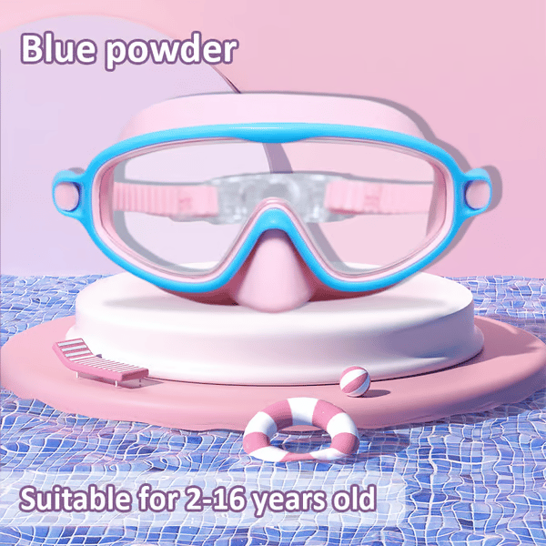 🏊‍♀️ Buy 1 Get 1 Free🏊‍♀️-HD children's large frame waterproof and anti-fog swimming goggles🏊‍♀️