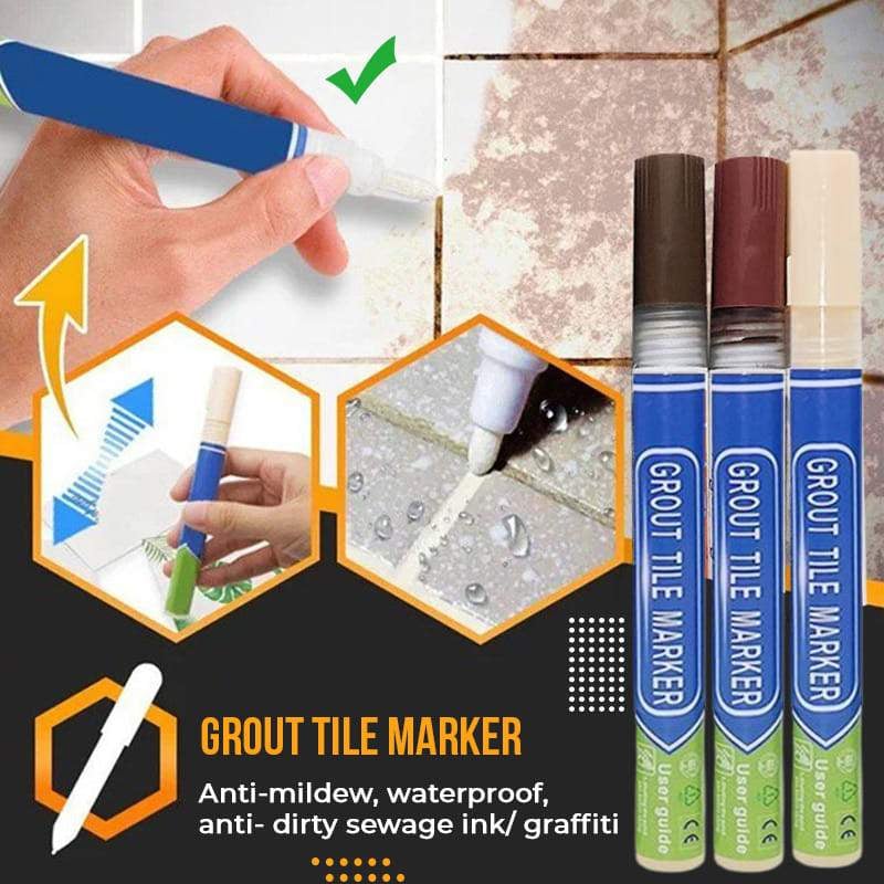 📍Tile Grout Repair Coloured Pencil