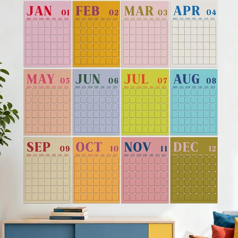💥Early Bird Sale — 49% OFF✨ Back to School Large Wall Calendar