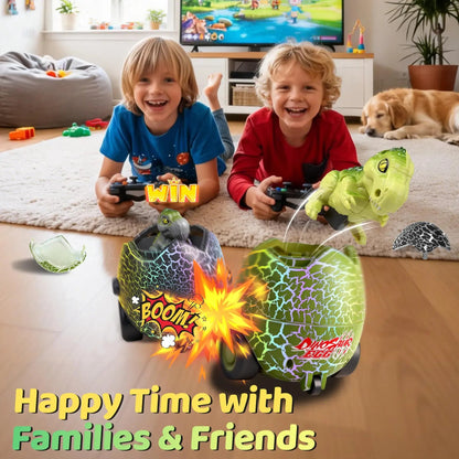 Remote Control Dinosaur Egg Battle Toys - 2 Pack