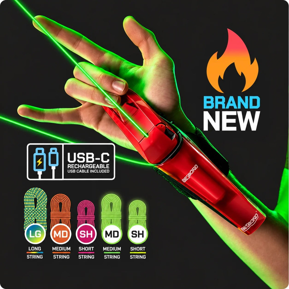 ⏰LAST DAY 50% OFF - 🕸️Rechargeable Wrist String Launcher Toy