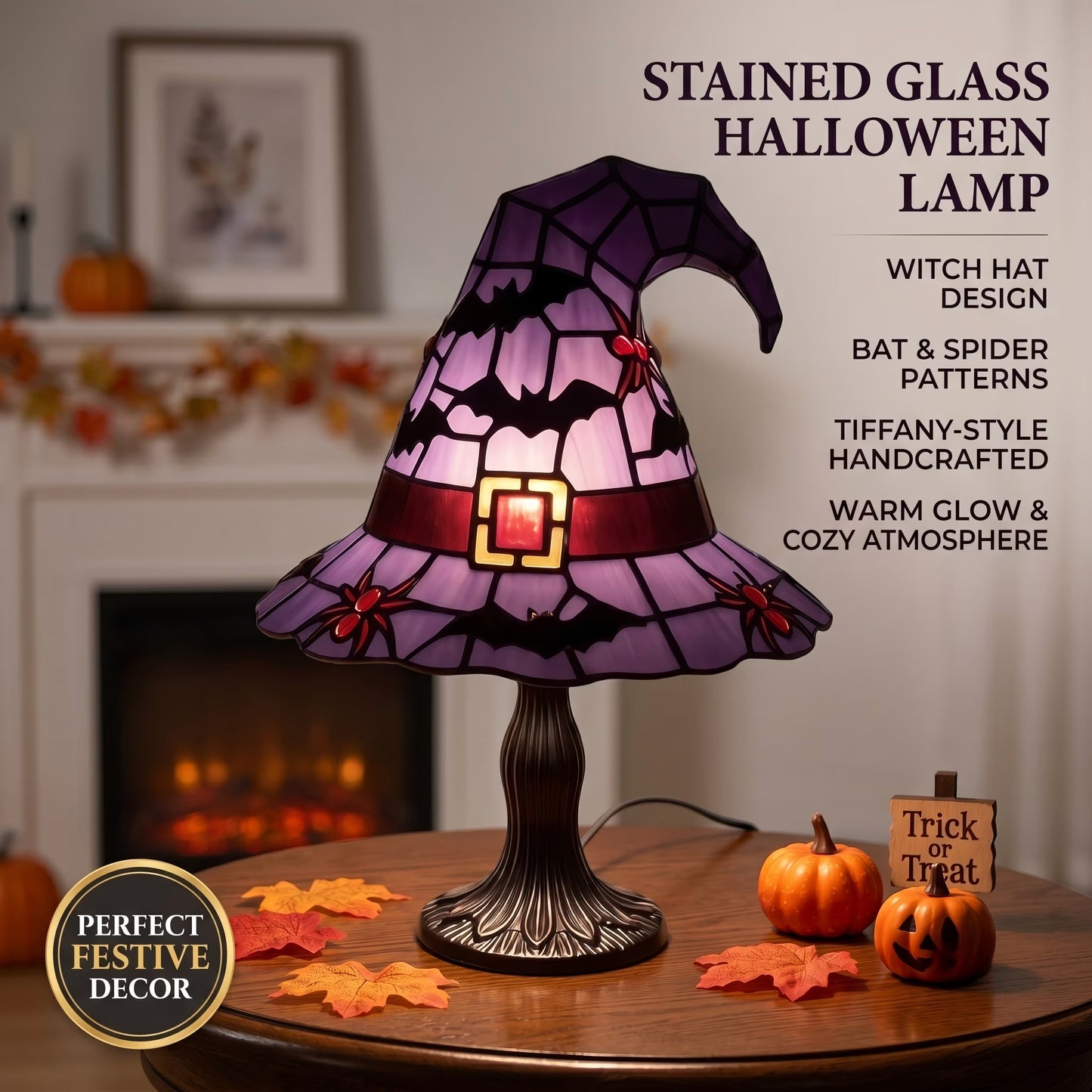 Tiffany Style Resin Themed Table Lamp